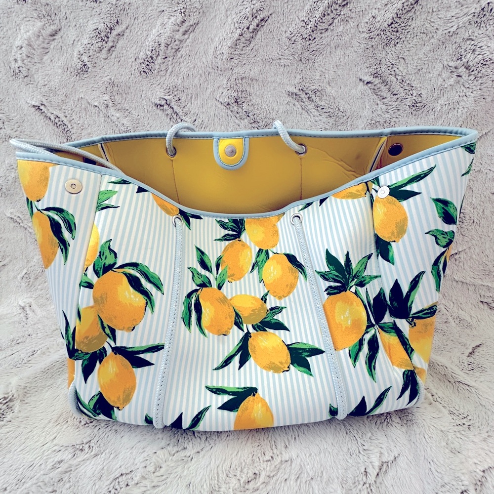 Lemon beach bag